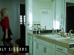 Family sinners - blonde milf is feeling lonely in her marriage and decides to spice things up with her stepson