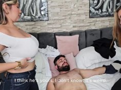 Busty doctor and nurse threesome fuck with sick patient - big tits blonde latina milf