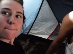 Tour guide fucks traveler girl in tent - funny outdoor sex with verashia Tour guide fucks traveler girl in tent - funny outdoor sex with verashia