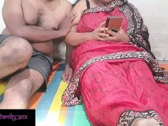 Hot telugu milf seduces son-in-law - big tits indian stepmom fuck