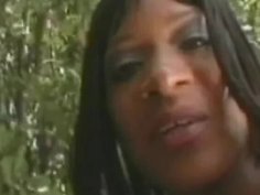 Perfect ebony french babe takes massive bbc creampie after hard anal fuck