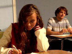 Goody goody Alexis Capri gets her pussy fucked on the teacher's table